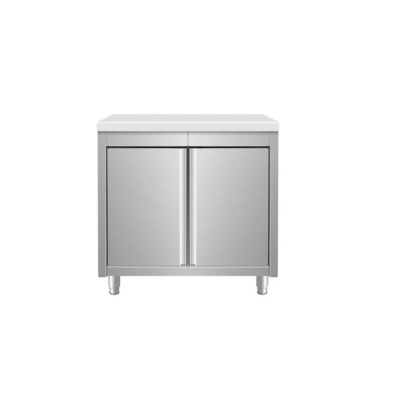 Arbeitsschrank aus Edelstahl Tiefe 60