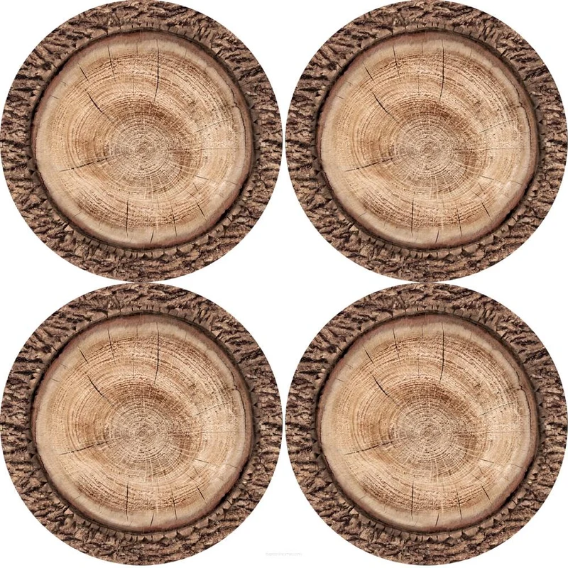 Bertoni table mat set, comprising 4 round mats, each measuring 33 cm in diameter. Elevate your dining ambiance with these chic Robina-colored mats, adding a dash of style to your table setup.