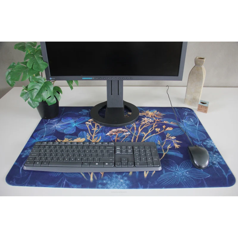 Bertoni Desk Mat, Felt, 50x70 cm, Midnight