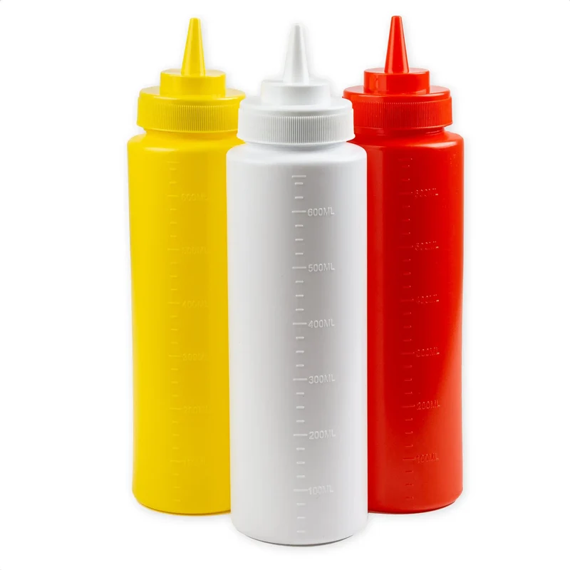 Quetschflasche Ketchup Majo Senf Flasche 650 ml