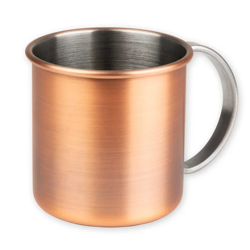 Ayran Edelstahlbecher in Kupfer Optik Moscow Mule
