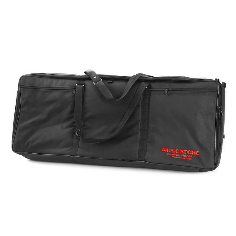 MUSIC STORE Keyboardtasche KC-23 II, 108x45x18cm, Schwarz, Zubehörfach, Reissverschlüsse, 20mm Polst