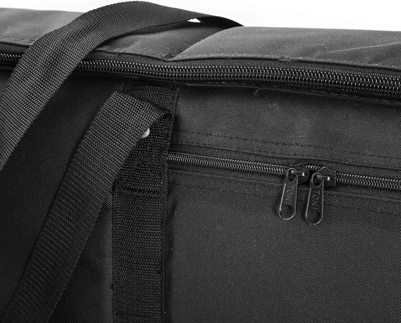 MUSIC STORE Keyboardtasche KC-23 II, 108x45x18cm, Schwarz, Zubehörfach, Reissverschlüsse, 20mm Polst