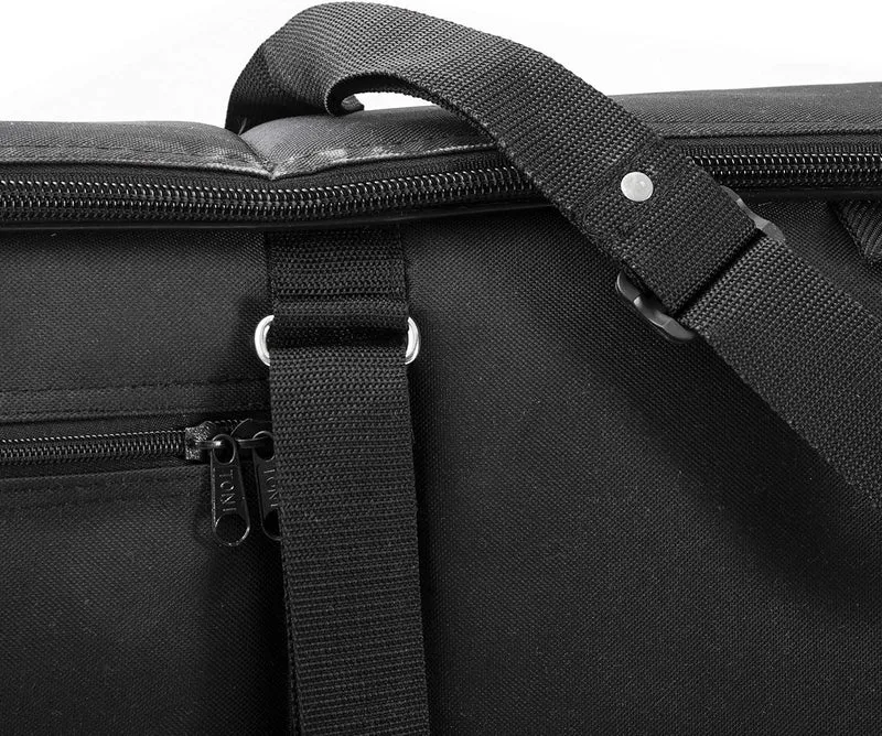 MUSIC STORE Keyboardtasche KC-23 II, 108x45x18cm, Schwarz, Zubehörfach, Reissverschlüsse, 20mm Polst
