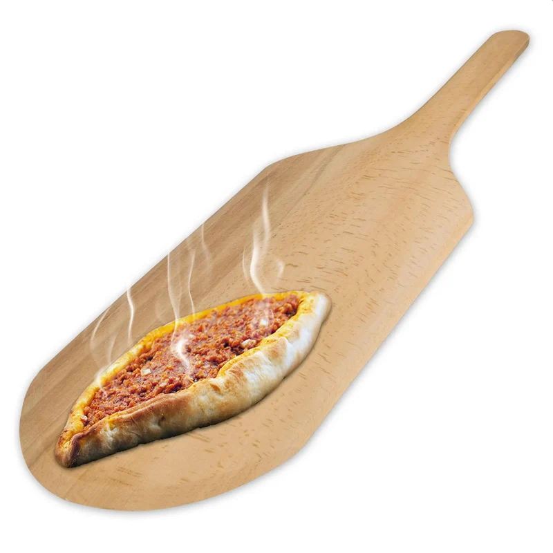 Pideschaufel Holzschaufel für Pizza & Brot – Perfekt für die Gastronomie einteilig Premium Line