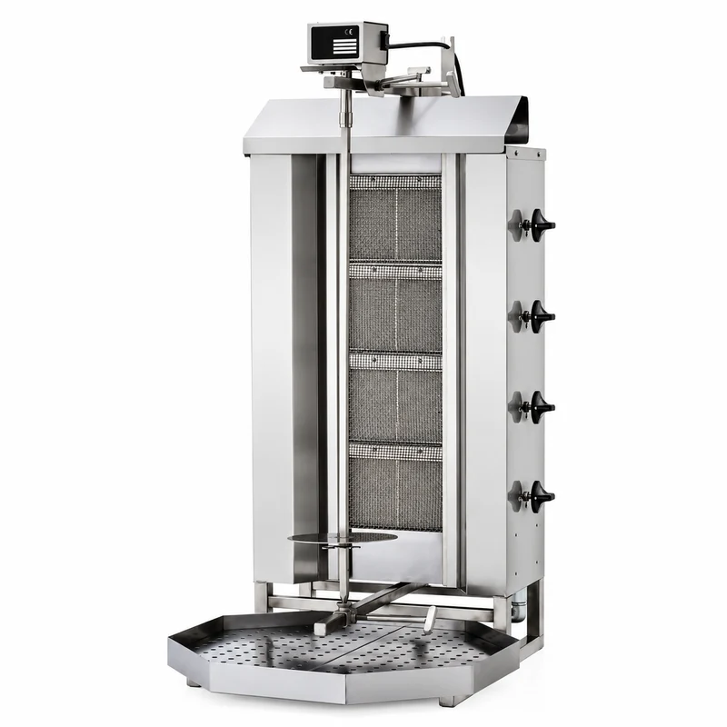 Gastronics Dönergrill / Gyrosgrill 4 Brenner Motor oben