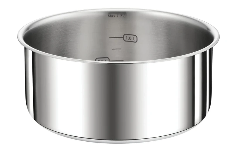 Tefal Ingenio Preference L8982804 Stieltopf, 16 cm, stapelbar, Edelstahl, Induktion, Vielseitigkeit,