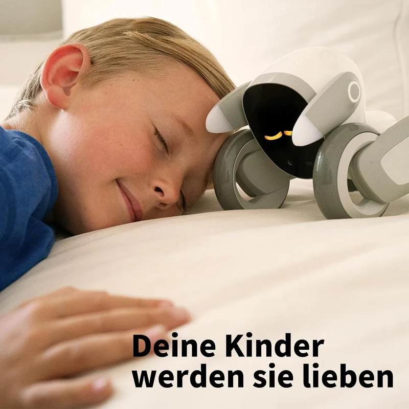 Loona KEYI Premium Haustier-Roboter mit Ladestation (Smarte AI ChatGPT-4o, Stimmen- & Gestensteuerun