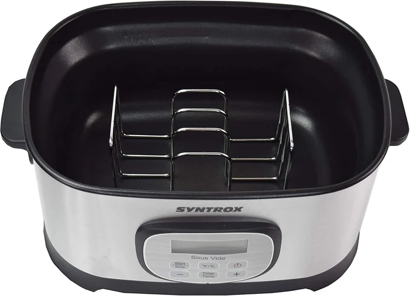 Syntrox Germany Sous Vide Kocher Multikocher, Vakuumgarer, Slow Cooker Langsamgarer, Schongarer der