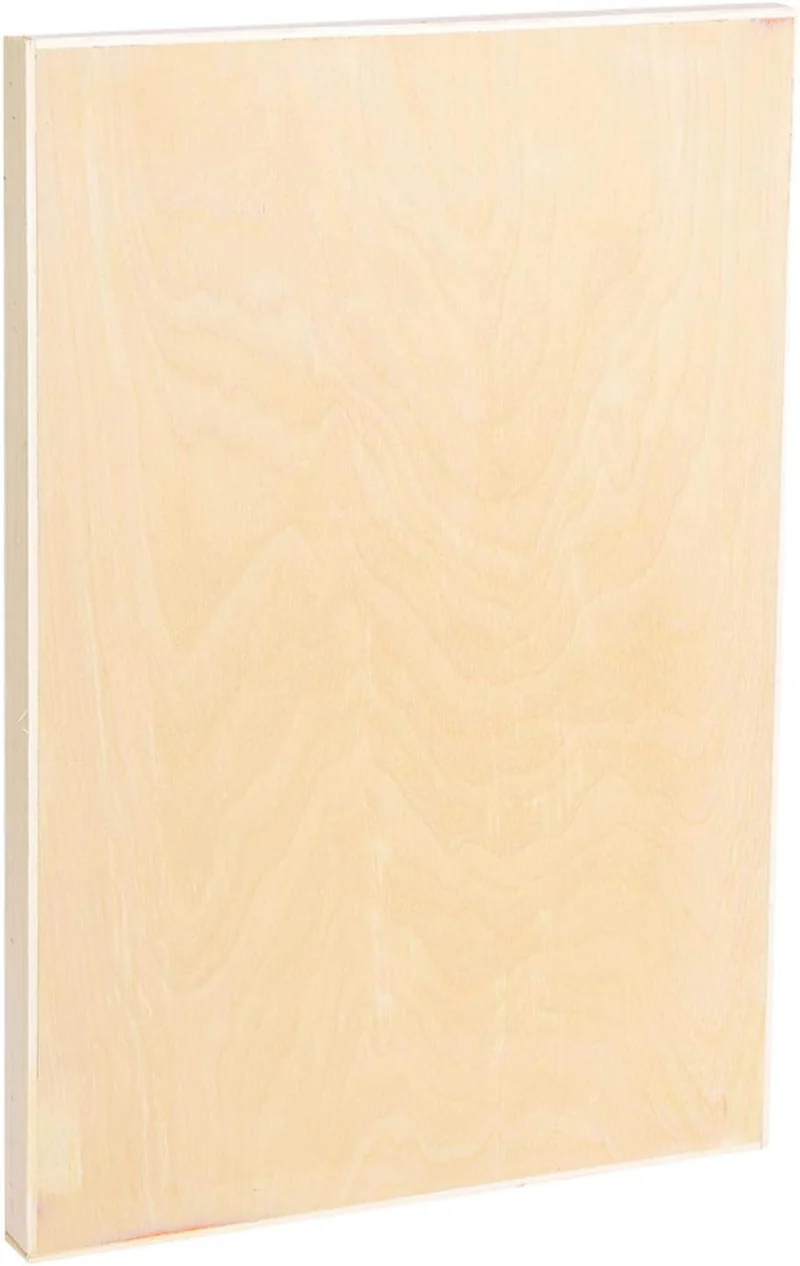 Leichtes Zeichenbrett aus Holz, 18 X 12 Zoll, Malbrett mit Glatter Kante, Künstlerbedarf, Skizzentis