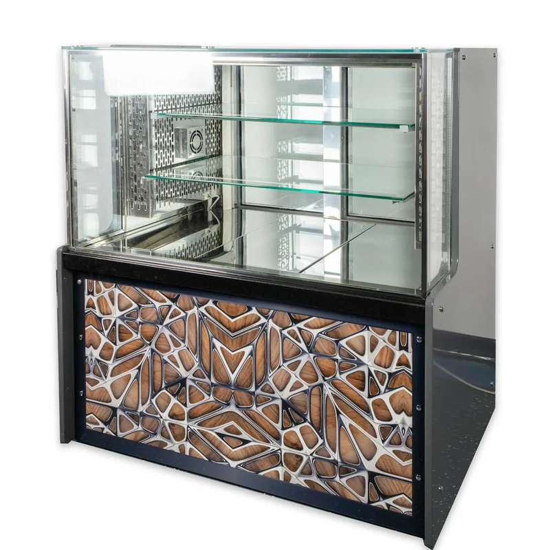 Fleischtheke Doppelverglasung LED Dekor 140 cm