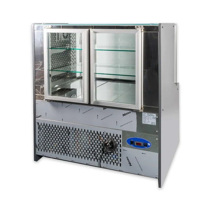 Fleischtheke Doppelverglasung LED Dekor 140 cm