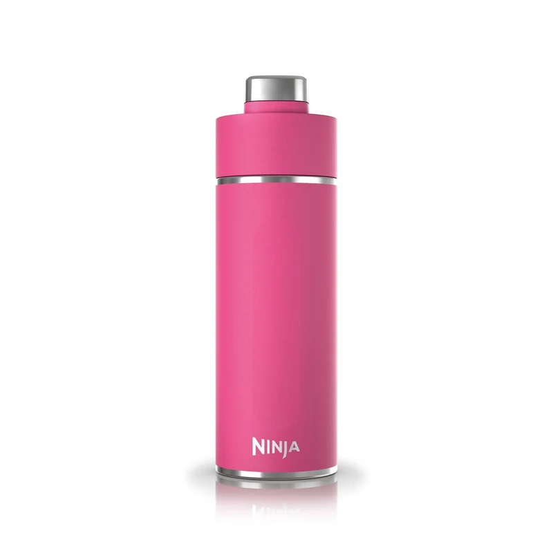 Ninja Thirsti Wasserflasche, Thermobecher to go, 700ml, auslaufsicherer Deckel, für kohlensäurehalti