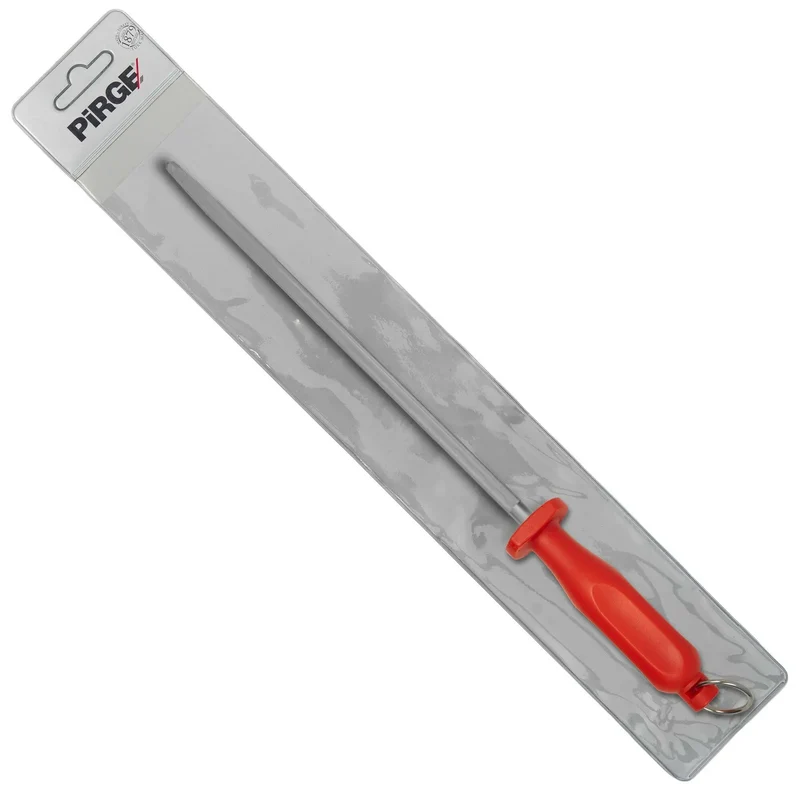 Wetzstahl 25 cm Rund Rot