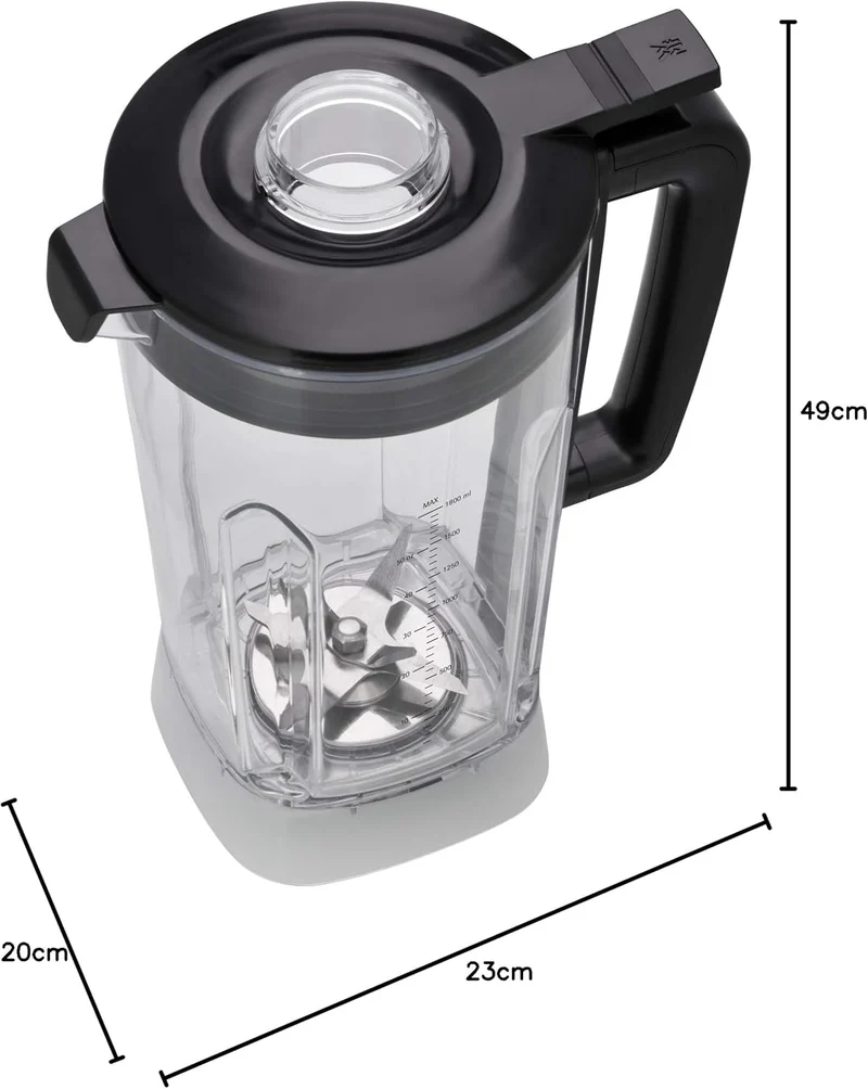 WMF Kult Pro Hochleistungs-Standmixer 1.600 Watt, 36.000 U/min, Mixbehälter 1,8l, 6 Autoprogramme, S