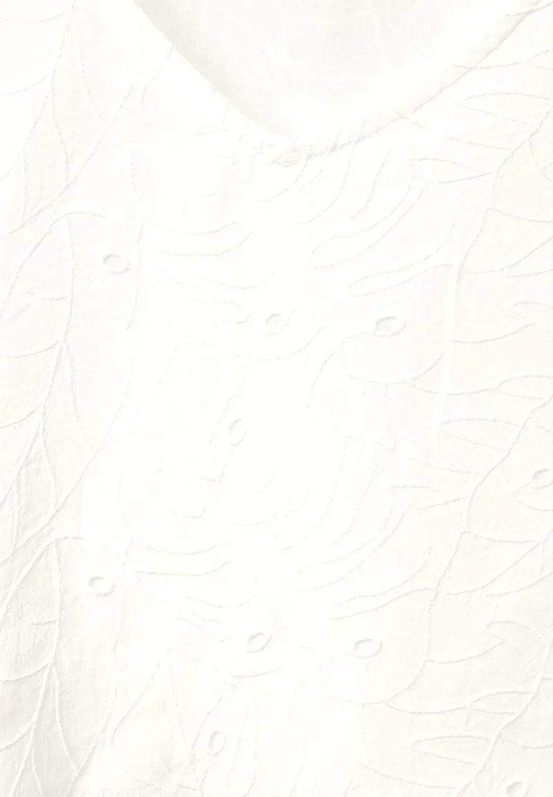 Cecil Damen Sommerbluse 3/4 S Vanilla White, S Vanilla White