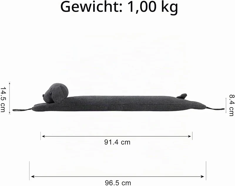 HBselect Zugluftstopper für Türe, Quader Türdichtung Unten, Zugluftstopper Windstopper Schutz vor Lu