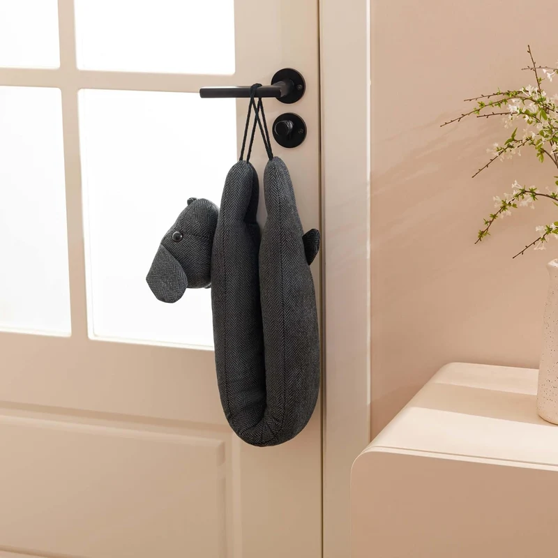 HBselect Zugluftstopper für Türe, Quader Türdichtung Unten, Zugluftstopper Windstopper Schutz vor Lu