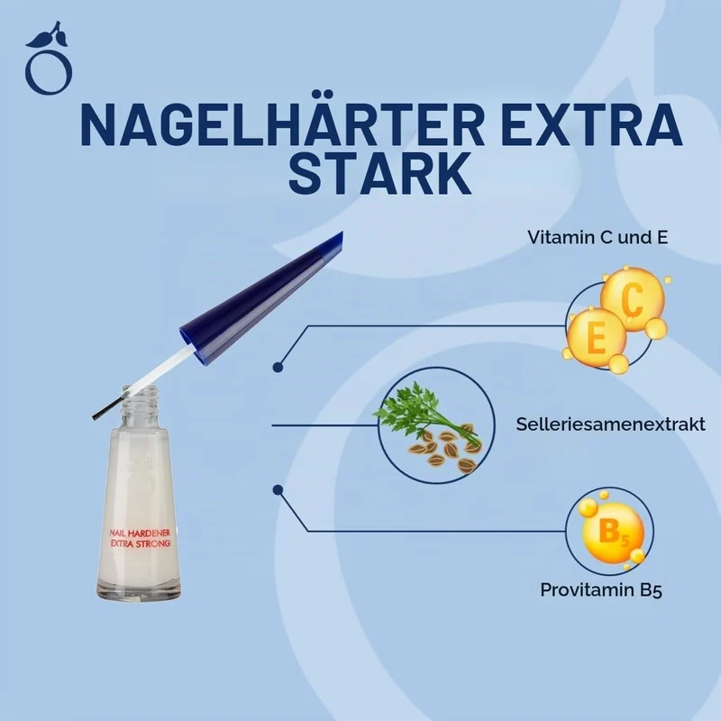 Herome 2-Pack Nagelhärter Extra Stark (Nail Hardener Extra Strong) - Nagelverstärker Garantiert Fest