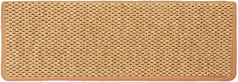 vidaXL Stufenmatten Selbstklebend Sisal-Optik 30 STK. 65x21x4cm Orange, Treppenmatten, Treppenteppic