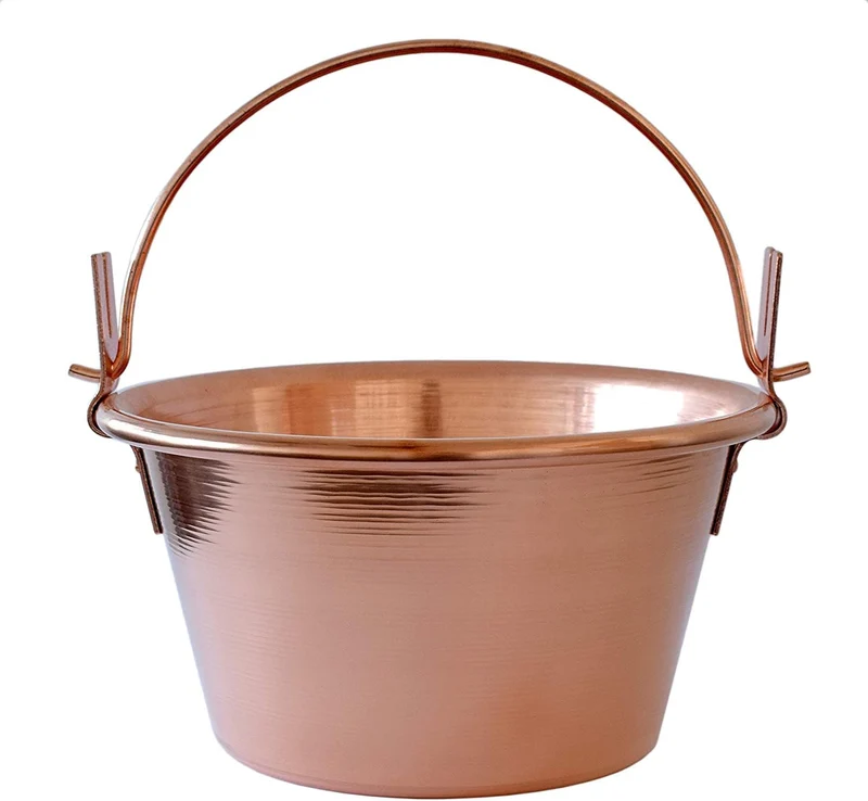 Ardes AR2480 Kupfer Paiolo für Polenta und Marmelade Portionen für 8/12 Personen Durchmesser 28 cm,