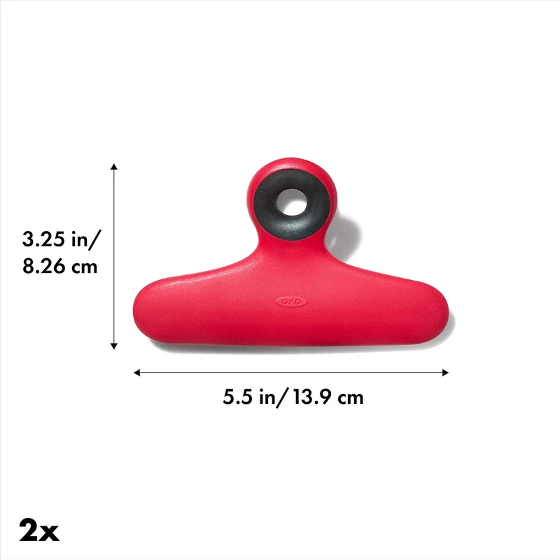 OXO Good Grips Collection Bag Clip, 2 Piece Set, Jam