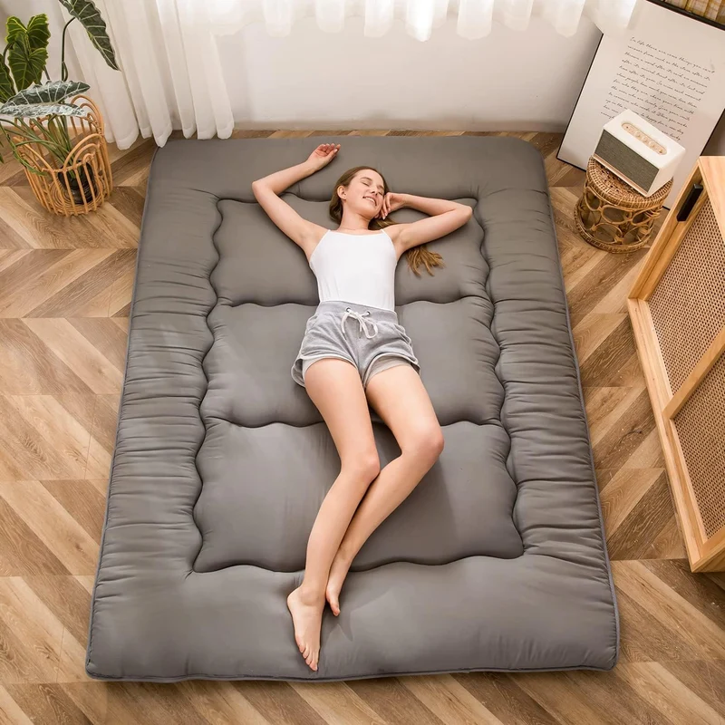MAXYOYO Klappmatratze Futon Matratze Bodenmatratze Gepolsterte Japanische Tatami Gesteppte Bett, Dic