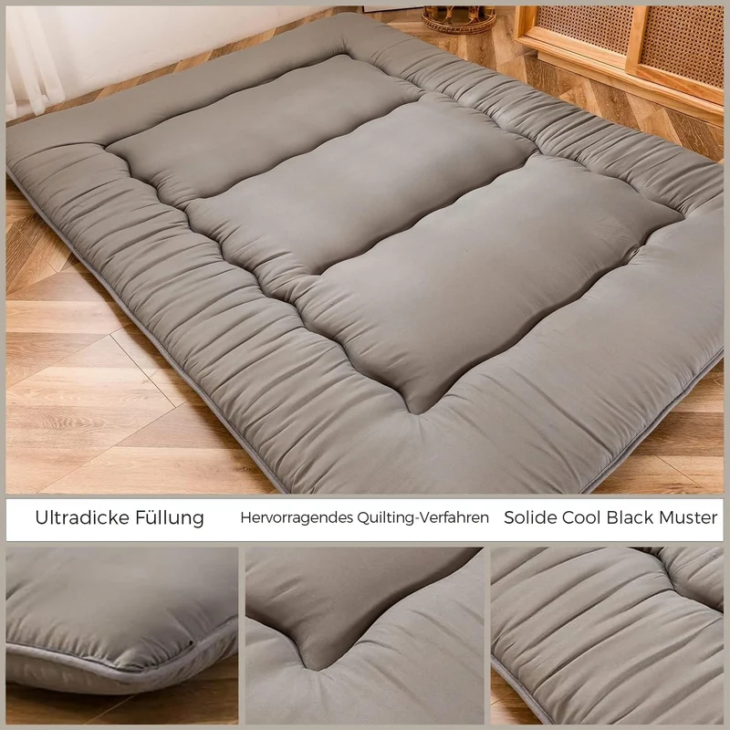 MAXYOYO Klappmatratze Futon Matratze Bodenmatratze Gepolsterte Japanische Tatami Gesteppte Bett, Dic