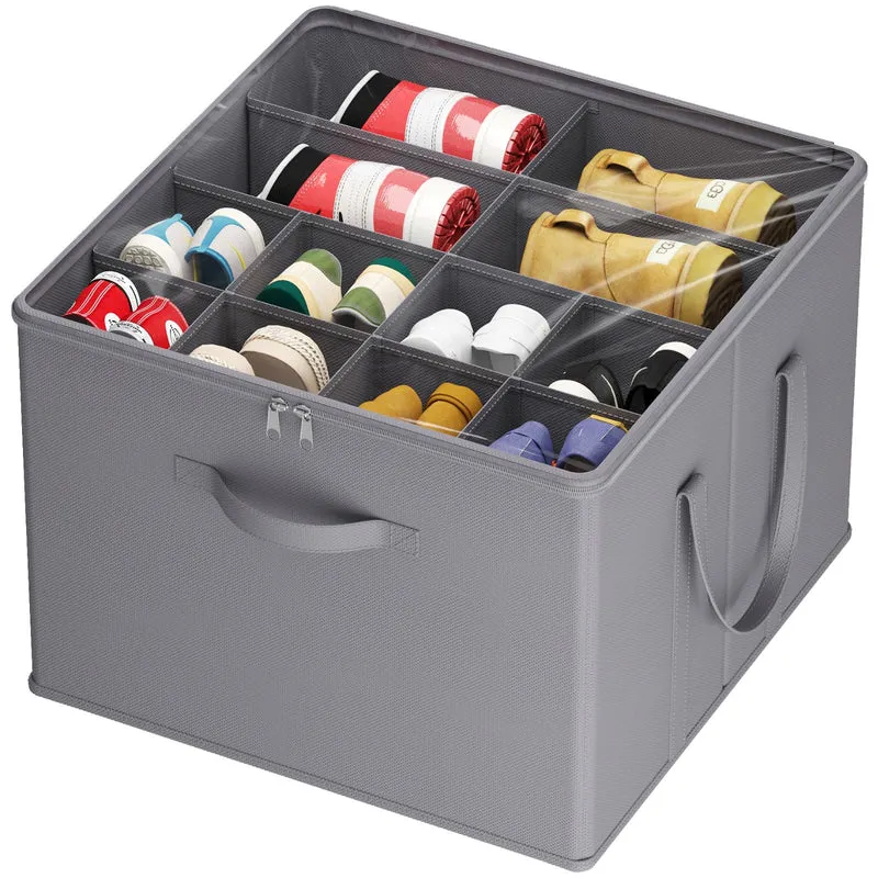 Lifewit Schuhorganizer 1er Set für 8 Paar, Grosser Schuhschran für Closet mit Unterteilungen und Dec