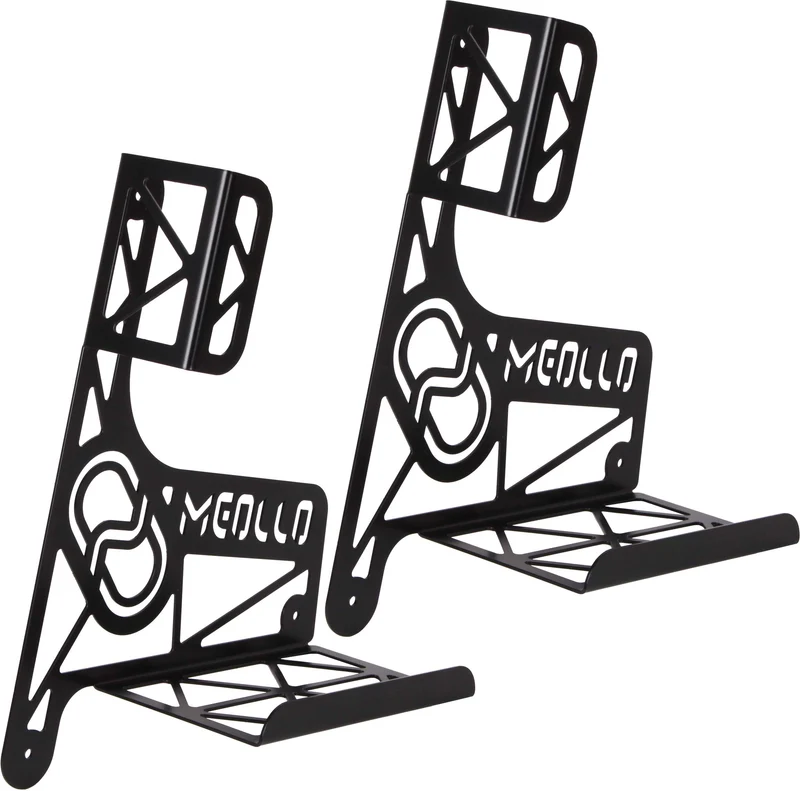 Kinderroller Scooter Wandhalterung (100% Stahl) 2 x schwarz, 2 x schwarz