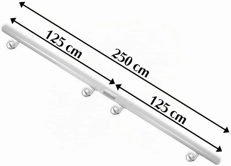 Buche Holz Handlauf Treppengeländer Geländer für Treppe Treppe Wandhandlauf Wand Treppe seitliche Mo