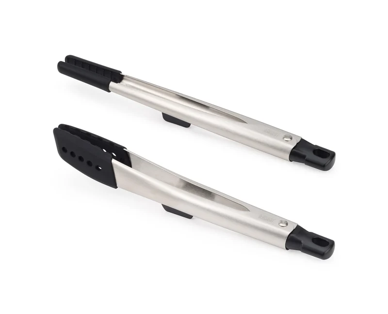 Joseph Joseph Elevate Fusion 2 Stück Küchenzange Set, Kochpinzette, Nudelzange, Fleischzange, Servie