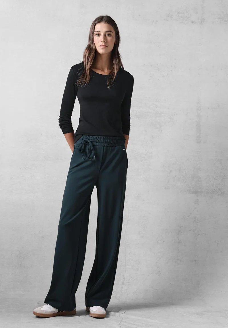 Cecil Damen Shirt mit Rundhals S Schwarz, S Schwarz