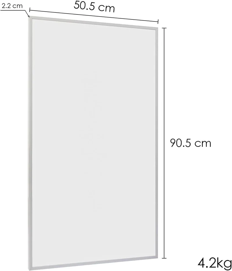 Hocosyme Infrarotheizung 600 Watt, Infrarotheizung Wandmontage bis 120 Grad Celsius für 3-15㎡ - 1-3