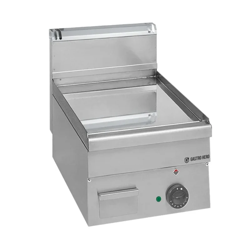 Elektro-Grillplatte Serie 600 - 40/60 - glatt, verchromt - Tischgerät - 5 kW