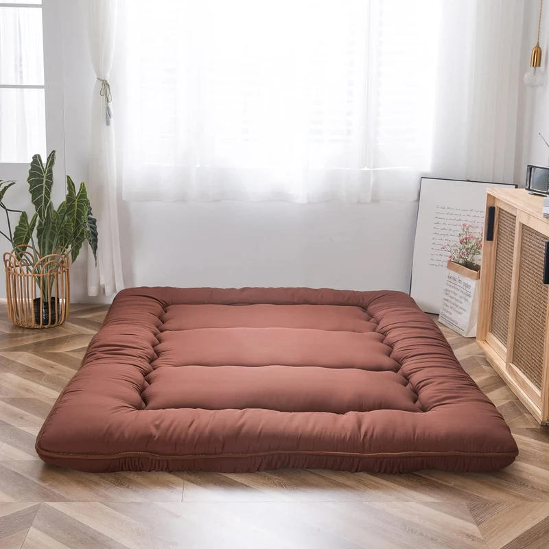 MAXYOYO Klappmatratze Futon Matratze Bodenmatratze Gepolsterte Japanische Tatami Gesteppte Bett, Dic