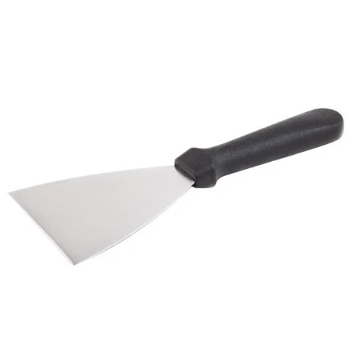 APS Spachtel / Schaber , Breite 11 cm, Länge 25 cm , starre Edelstahl-Klinge
