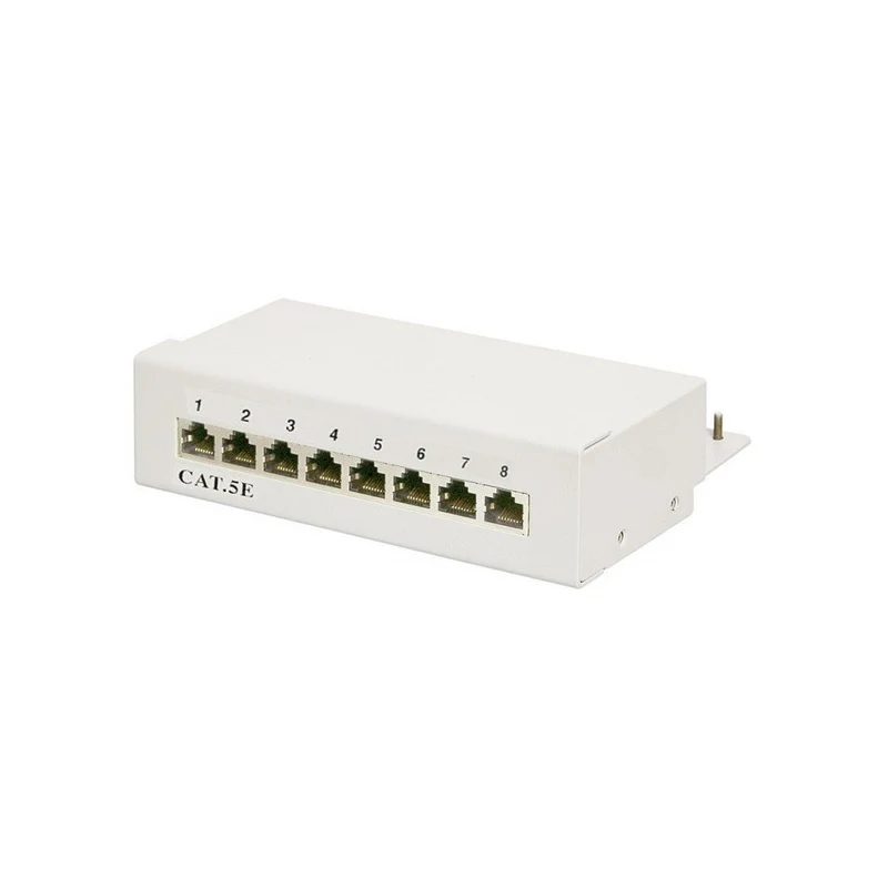 Patchpanel 8 Port Cat. 5e STP