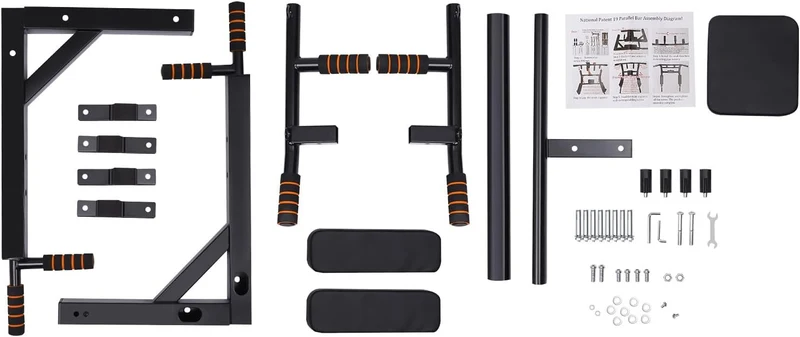 Multigriff Klimmzug Stangen Klimmzugstange Dip Station Pull Up Bar Wandmontage Power Wall Mounted Ho