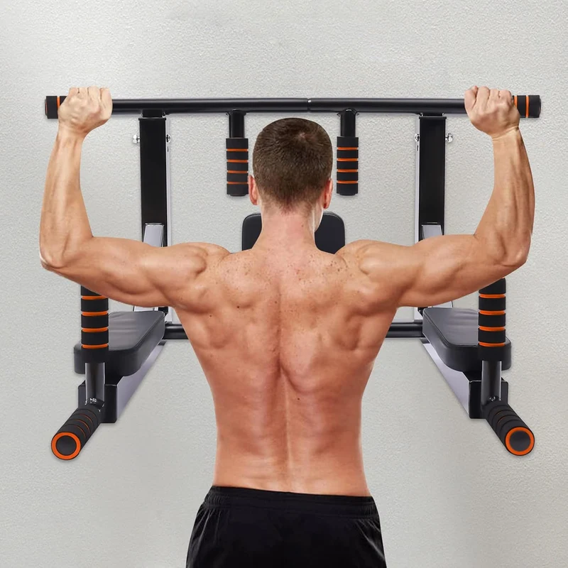 Multigriff Klimmzug Stangen Klimmzugstange Dip Station Pull Up Bar Wandmontage Power Wall Mounted Ho