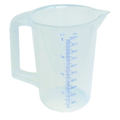 cent Messbecher PP mit geschlossenem Griff 1,0l