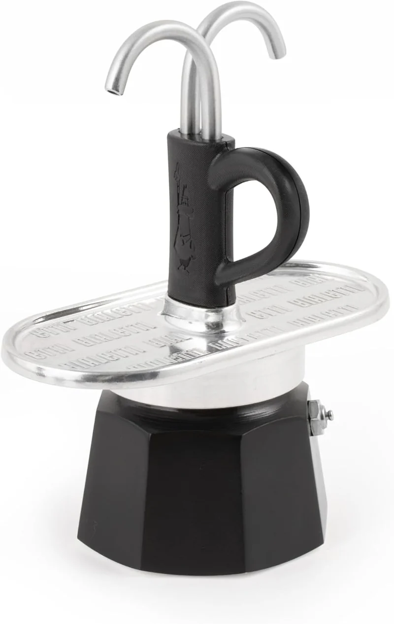 Bialetti 1284 Mini Express 2 Tassen Espressokocher Alu Alu 16,1 x 11,7 x 10,3 Mini-Express, Alu 16,1