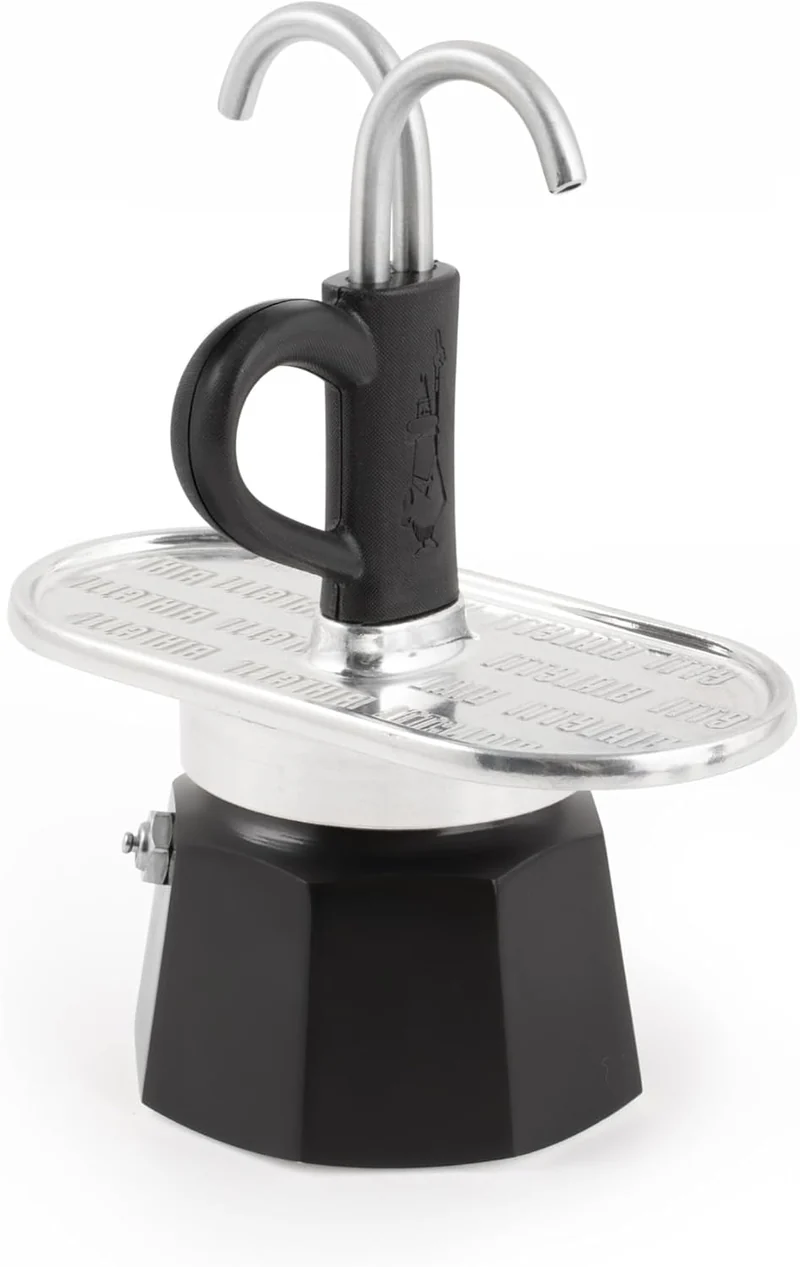 Bialetti 1284 Mini Express 2 Tassen Espressokocher Alu Alu 16,1 x 11,7 x 10,3 Mini-Express, Alu 16,1