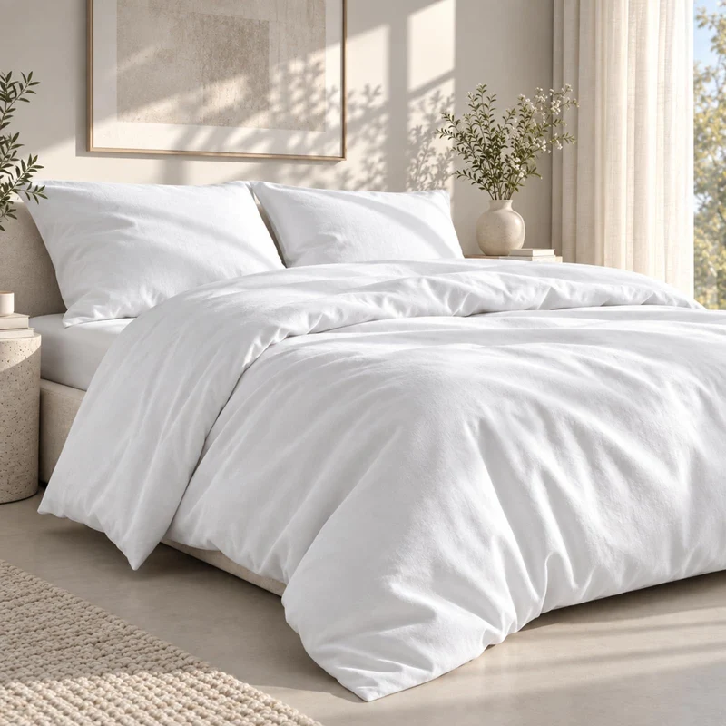 Bobby's Bedware Bettwäsche Baumwolle Made in Green | Bettdecken + Kopfkissenbezug aus 100% Renforcé