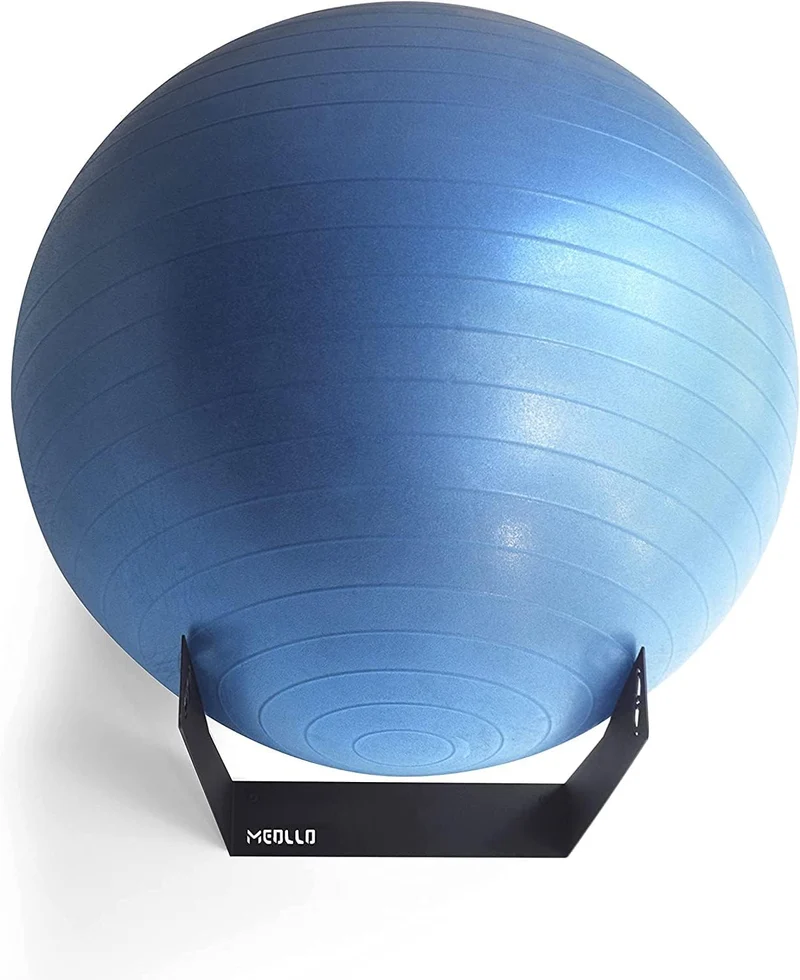 MEOLLO Wandhalterung für Pilatesball, Yoga, Fitness, Balance, Physiotherapie und Ball für Schwangers