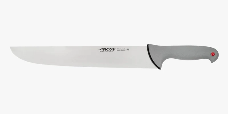 Arcos Serie Colour Proof - Metzgermesser - Klinge Nitrum Edelstahl 350 mm - HandGriff Polypropylen V