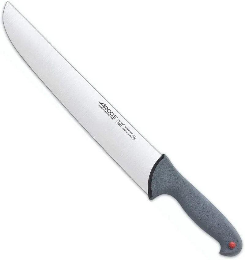Arcos Serie Colour Proof - Metzgermesser - Klinge Nitrum Edelstahl 350 mm - HandGriff Polypropylen V