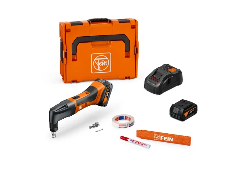 Fein Akku-Knabber ABLK 18 1.3 CSE AS Set 2x 5 Ah (für Dach- / Fassadenbau, geeignet für Wellbleche,