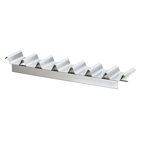 APS Snackpresenter , 47,5 x 10,5 cm, H: 6 cm , Edelstahl, hochglanzpoliert