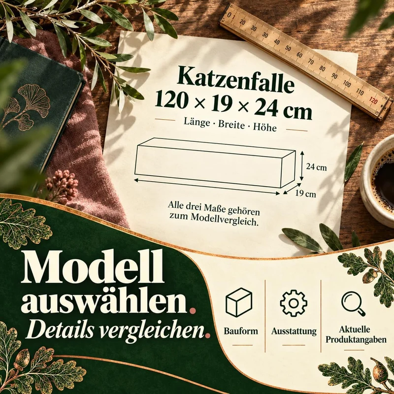 Martenbrown® Katzenfalle Gross 120cm I Dient auch als Waschbärfalle oder Marderfalle I Marder Kasten
